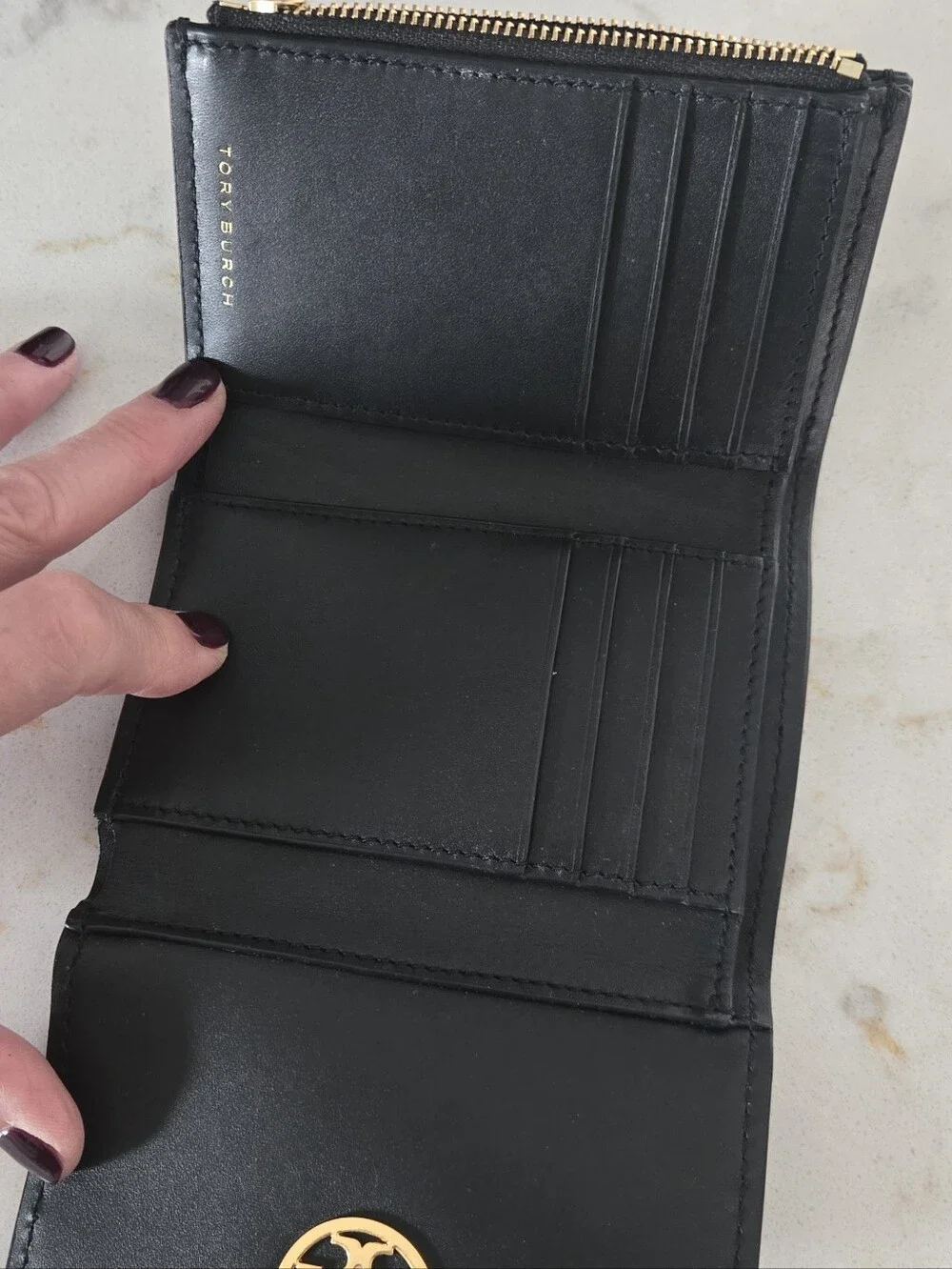 Tory Burch Medium Miller Flap Trifold Wallet